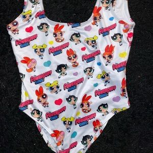 Powerpuff girls body suit , Never worn. Runs small